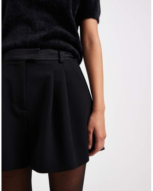 ASOS Black Occasion Tux A-Line Shorts