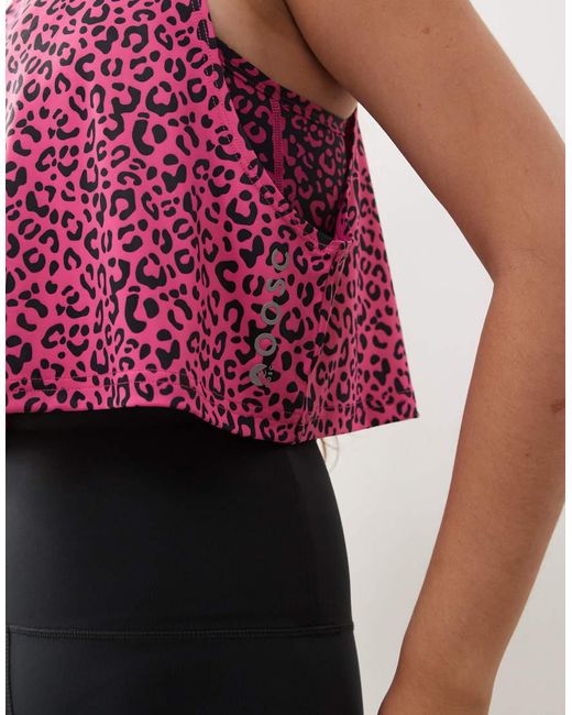 OOSC Red Infinite Cropped Tank Top