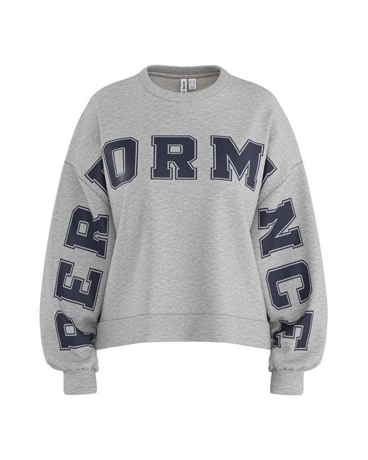 HYPEDROP Gray Long Sleeved Sweatshirt
