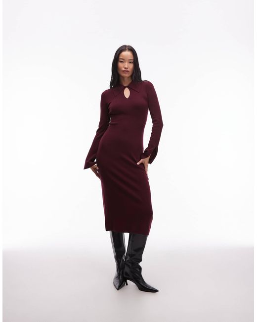 black knit fit and flare dresses Black Ribbed Knit Flare Mini Dress – Sculpted Waist Fit & Flare Dress for Women M main image 0