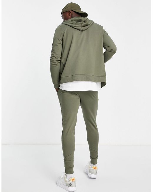 Chándal caqui entallado ASOS de hombre de color Verde | Lyst