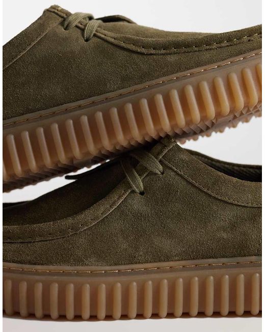 Clarks Brown Torhill Lo Shoes for men