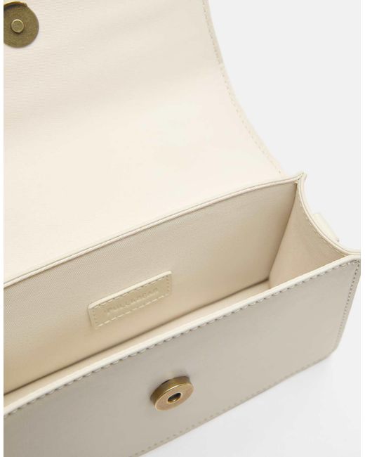 Pull&Bear Natural – formstabile umhängetasche