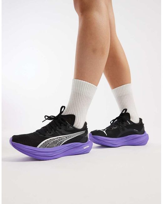 PUMA White Deviate Nitro 3 Trainers
