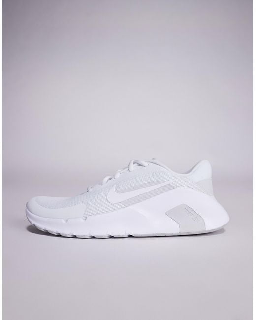 Nike White Flex Sneakers for men