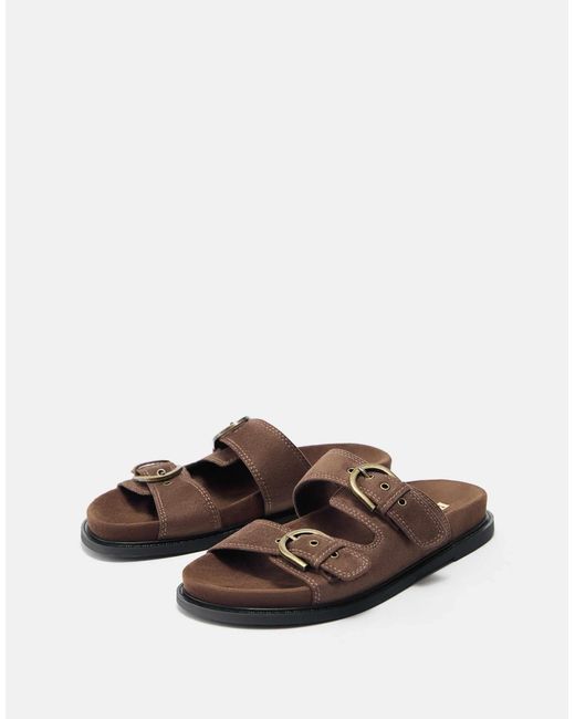 Pull&Bear Brown – sandale