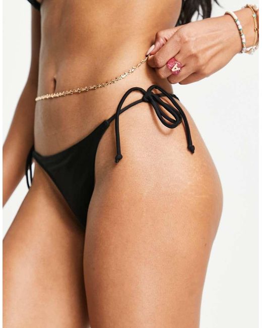 Brave Soul Black Brazilian Bikini Bottoms