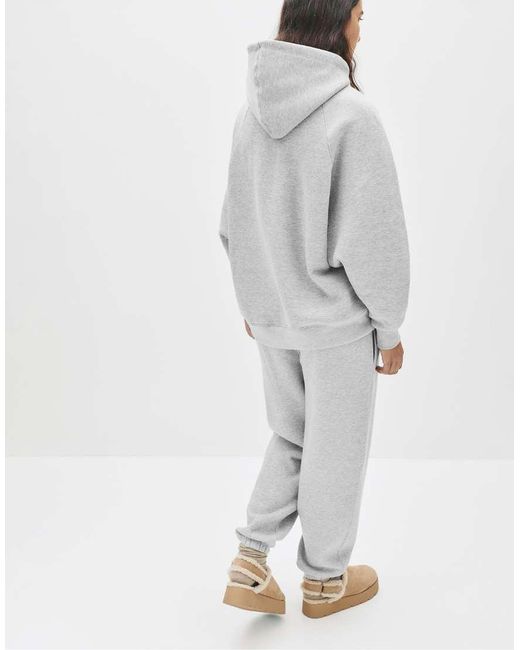 Pull&Bear Gray Oversized Hoodie