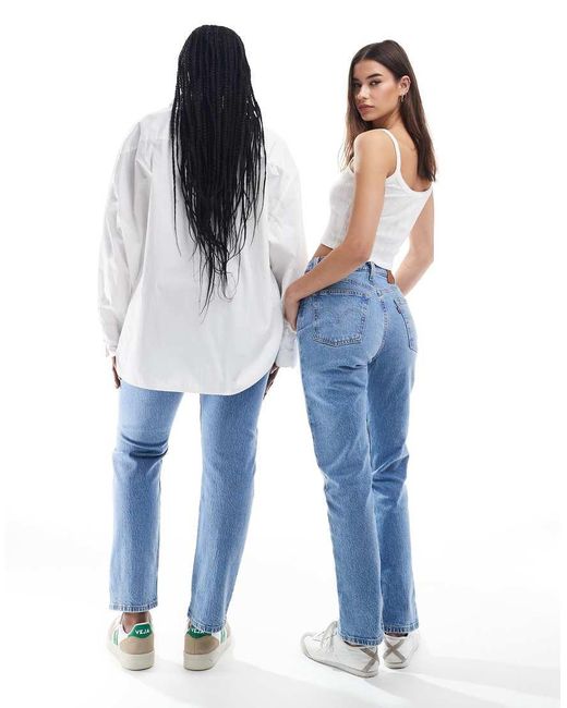 Levi's Blue 501 Original Straight Fit Jeans