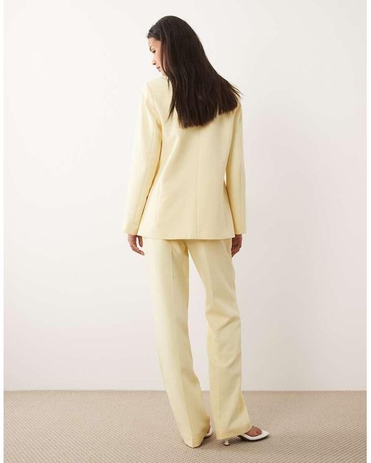 Vila Natural Tailored Trousers Co-ord