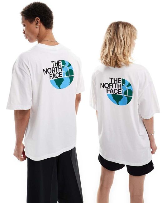 Camiseta the north face blanca hotsell