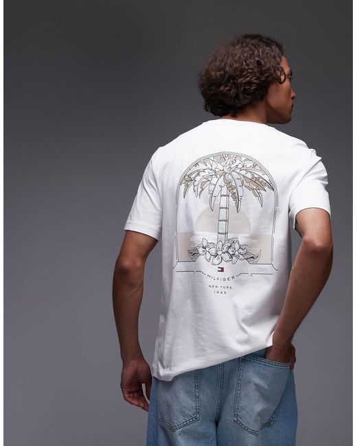 Tommy Hilfiger – t-shirt in White für Herren