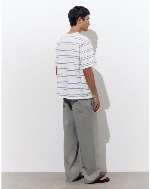 Pull&Bear – elegante hose in White für Herren