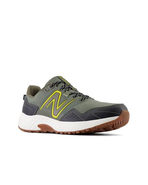 New Balance Green 410 Running Trainers With Gum Sole for men