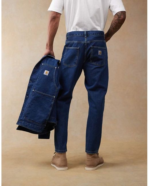Vaqueros De Corte Tapered Holgado Con Newel De -Azul Carhartt de hombre de color Blue