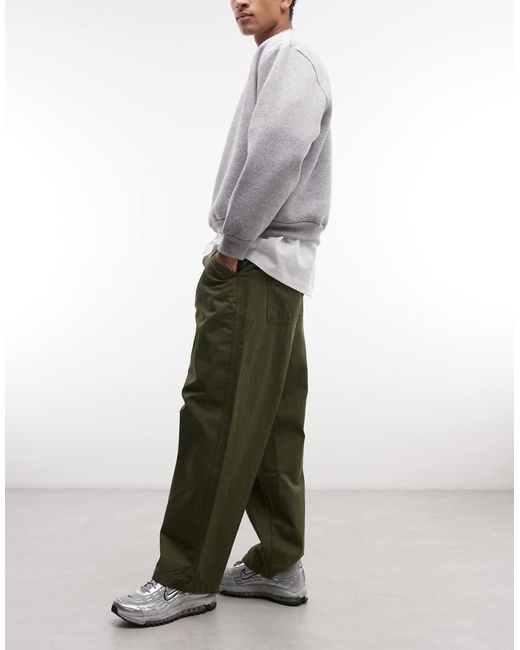 Alpha Industries White Cargo Trousers for men