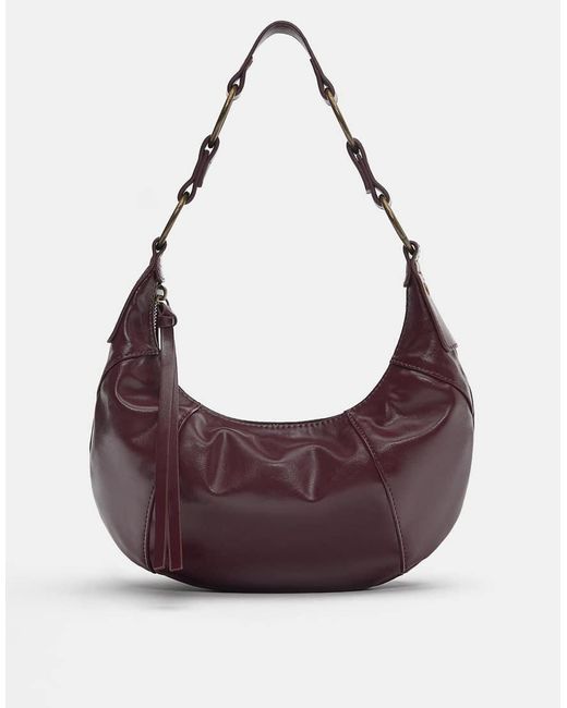 Borsa Da Spalla Bordeaux di Pull&Bear in Purple
