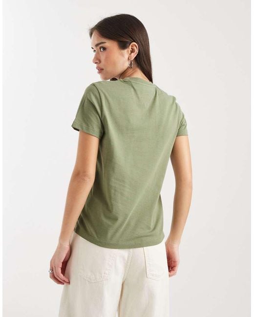 Tommy Hilfiger Green Bubble Logo T-shirt
