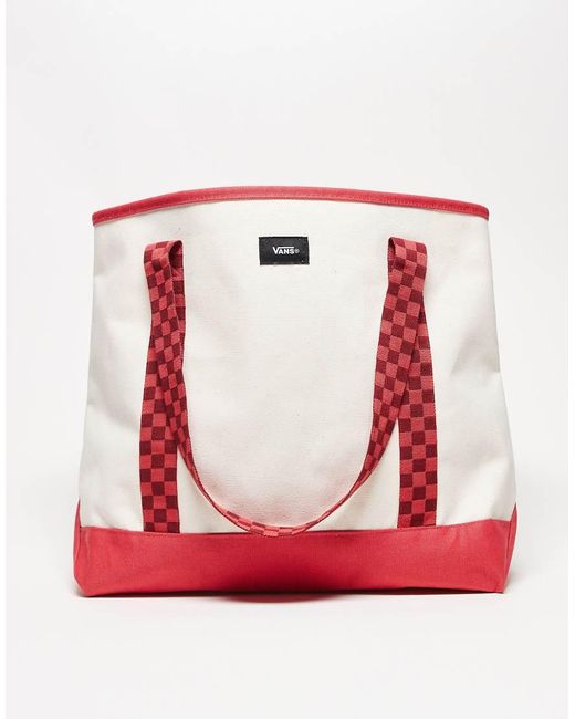 Vans Red Pergs Tote Bag