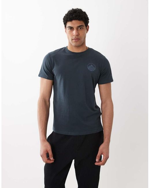 Regatta Blue Breezed Graphic T-Shirt for men