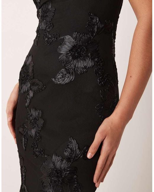 Gina Tricot Natural Embroidery Maxi Dress