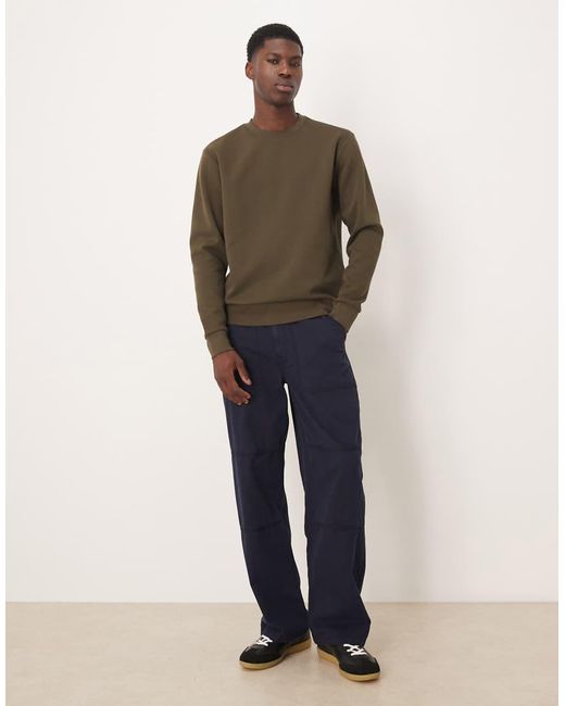 Mango Gray Cotton Mix Sweatshirt for men