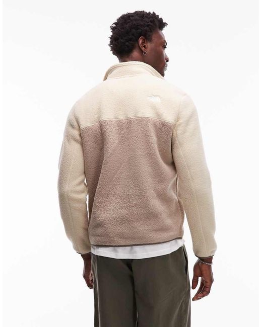 The North Face Natural Yumiori 1/4 Zip Colourblock Fleece for men
