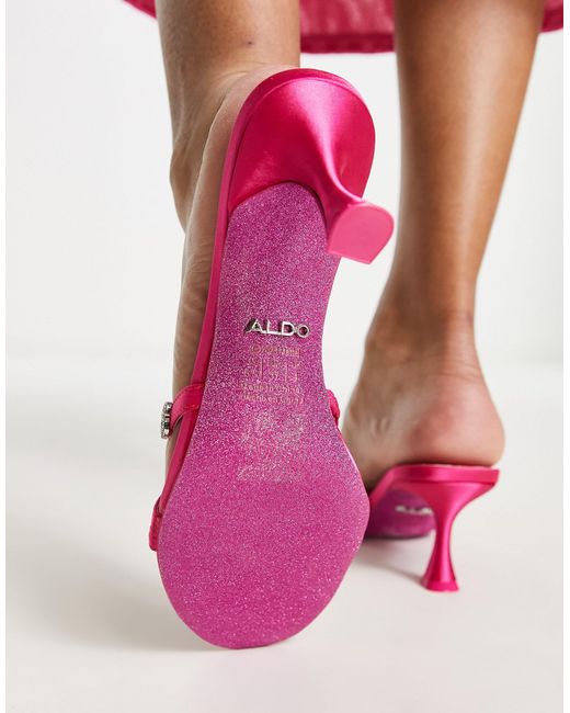 ALDO X Barbie - Open Sandalen Met Hak in het Pink