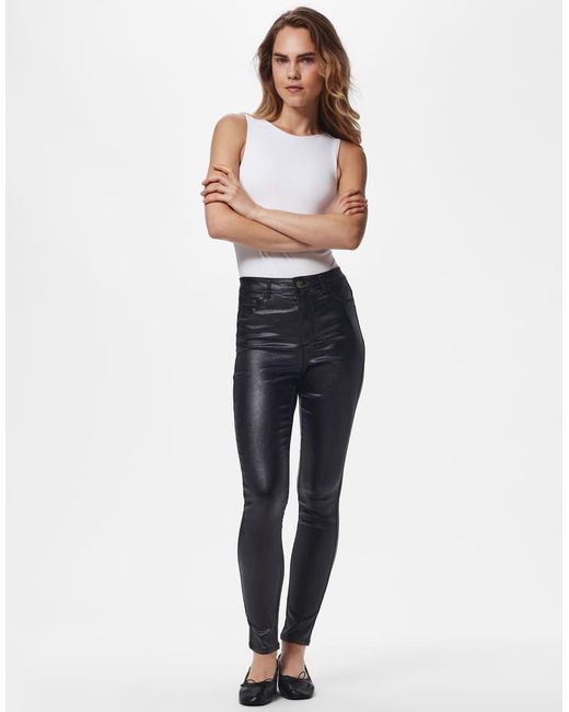 Pieces Blue jeggings
