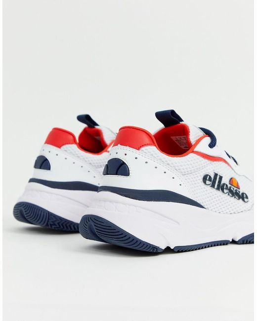 Massello Chunky Trainers White Flame