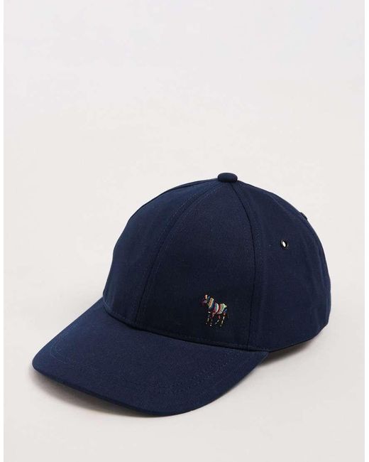 Paul Smith Blue Zebra Icon Logo Baseball Cap for men
