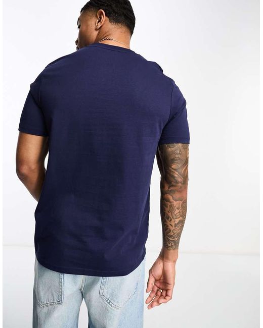 Lyle & Scott Blue Icon Logo T-shirt for men