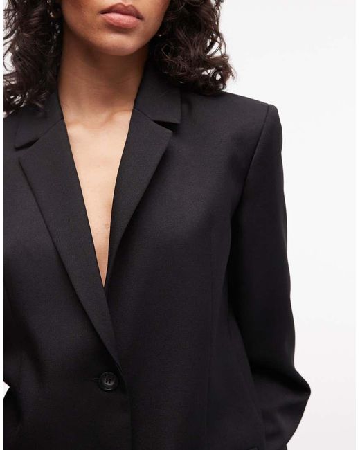 Collusion Black Tailored Oversized Blazer