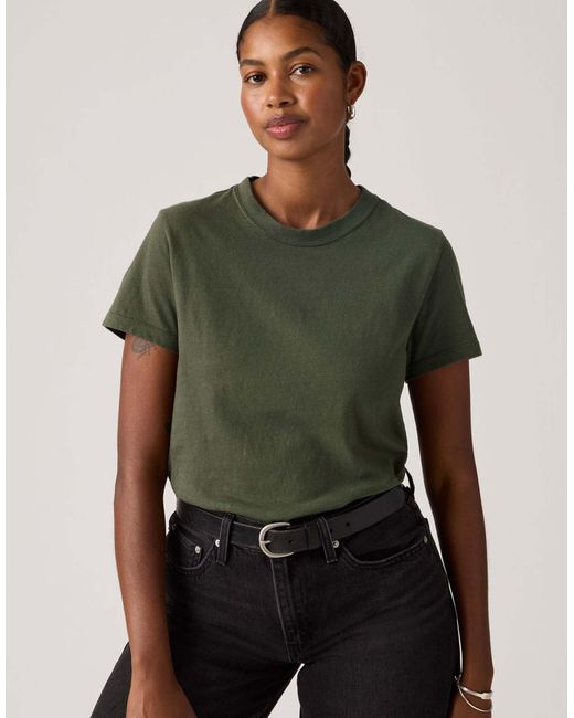 Favorite - t-shirt en tissu flammé Levi's en coloris Green