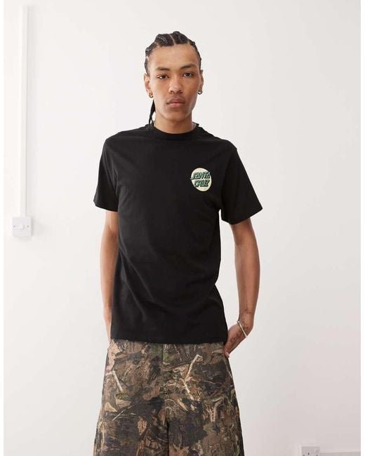 Screaming Rose di Santa Cruz in Black da Uomo