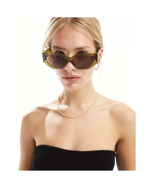 & Other Stories Natural Geometric Rectangle Sunglasses