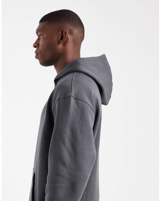 ASOS – essentials – kapuzenpullover in Blue für Herren
