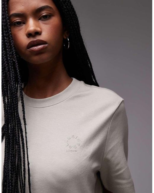 AllSaints Gray Lisa Haven Tee