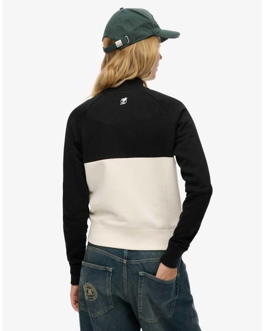 Superdry Blue Athletic Essentials Zip Through Track Jacket