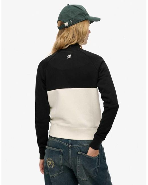 Superdry Blue Athletic Essentials Zip Through Track Jacket