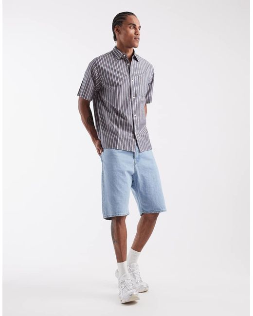 Tommy Hilfiger Blue Relaxed Fit Short Sleeve Shirt for men