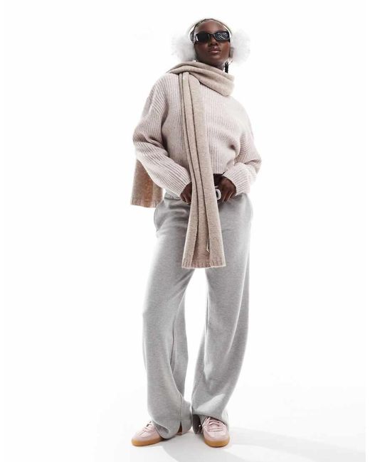 ONLY Gray Long Sleeve Rollneck Jumper