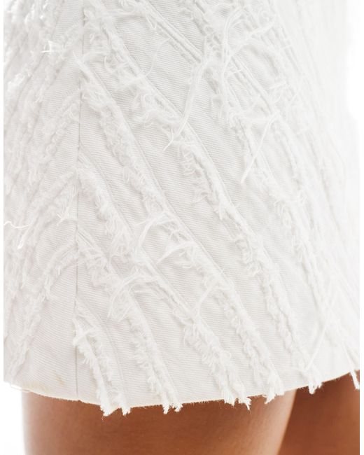Minifalda blanca con diseño & Other Stories de color White
