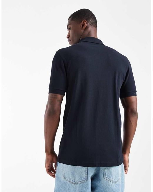 Fred Perry Blue Plain Polo Shirt for men