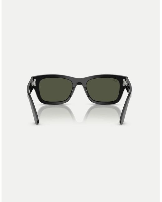 Ray-Ban Green Joseph Rectangle Sunglasses With Lens
