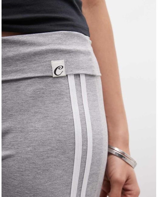 Collusion Blue Low Rise Flared Track Pants