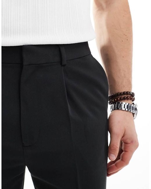 ASOS Blue Tapered Smart Trousers for men