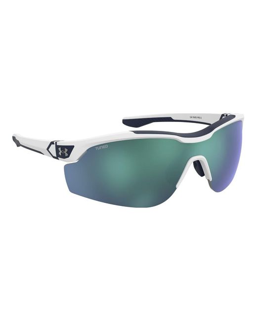 Under Armour Sunglasses Blue Under Armour Yard Pro Rectangular Sunglasses With Lenses for men