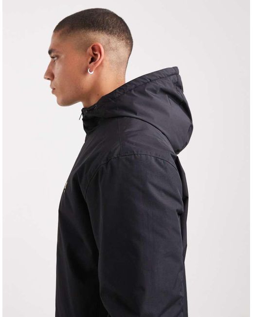 Fred Perry Blue Hooded Brentham Jacket for men
