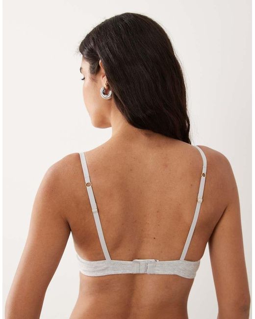 ASOS Multicolor Rib Moulded T-Shirt Bra